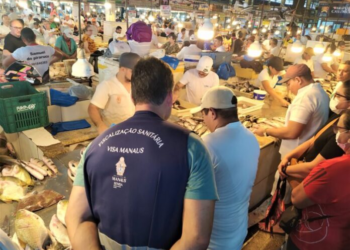 Visa Manaus realiza operação ‘Semana Santa’ para levar boas práticas a comerciantes de pescado