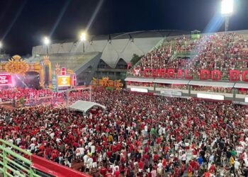 Torcedores lotaram o sambódromo no lançamento do álbum ‘Boi do Povo, Boi do Povão