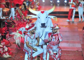 Garantido emociona na arena e esquenta os tambores para o Festival de Parintins