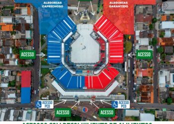 FESTA DOS VISITANTES terá seis pontos de coleta de alimentos para entrada no Bumbódromo