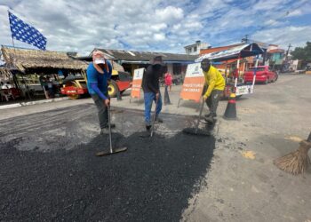 FESTIVAL 2025 Operação Tapa-Buraco avança nas ruas de Parintins