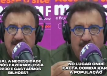Ratinho critica realização da COP30 em Belém e diz que falta comida para a população: “Não é cidade para mostrar ao mundo”