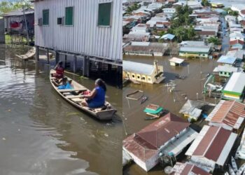 Cheia no Amazonas atinge mais de 420 mil pessoas e coloca mais da metade dos municípios em alerta