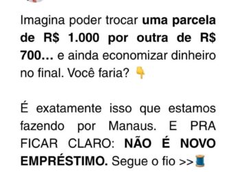 Prefeito David Almeida desmente as Mentiras e detalha a economia de milhões com refinanciamento e redução de juros na ‘Operação Verdade’.
