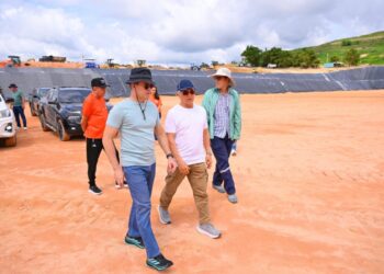Prefeito David Almeida acompanha avanço de 75% do primeiro núcleo do novo aterro sanitário e destaca solução histórica para resíduos sólidos em Manaus