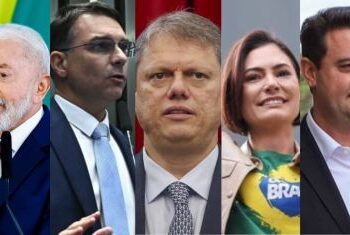 Pesquisa: Lula empata no 2º turno com Flávio, Tarcísio, Michelle e Ratinho