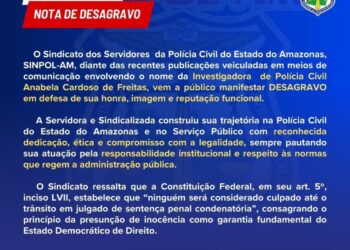 SINPOL-AM repudia prisão de Anabela e aponta indícios de perseguição política na Operação Erga Omnes