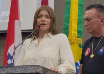 Aryel, a filha primogênita de David Almeida, vai concorrer a vaga na Câmara