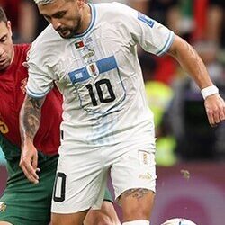 Arrascaeta deixa treino com dores e pode ficar fora da Copa Mundo pelo uruguai